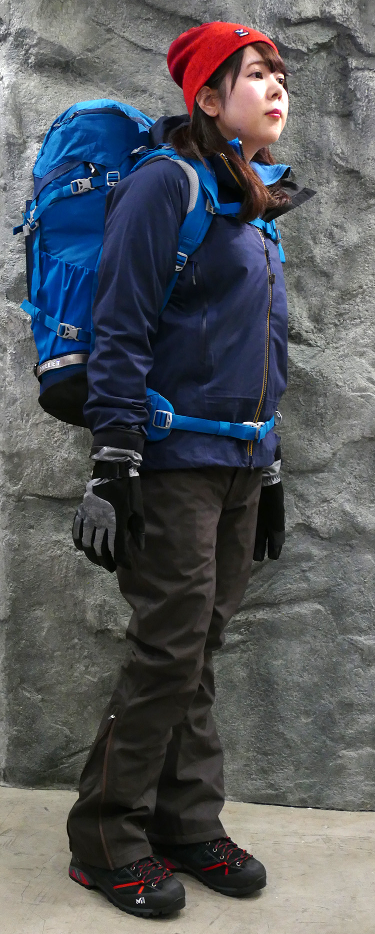 雪山ファッションコーデ（MILLET編）／アウトドアファッションコーデ特集 ファッション 女性のための登山情報サイト 山ガールネット