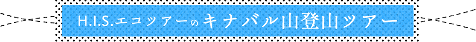 H.I.S.エコツアーのキナバル山登山ツアー