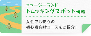 ニュージーランド トレッキングスポット情報 - 女性でも安心の初心者向けコースをご紹介！